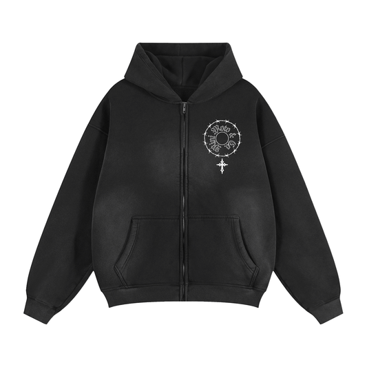 Zip up hoodie
